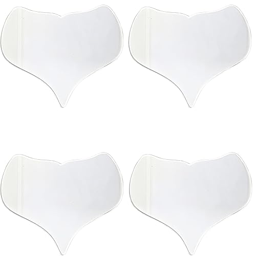 4PCS Chest Wrinkle Pads, Reusable Silicone Chest Wrinkle Pads, Neckline Patches and Anti-Wrinkle Patches, Overnight Remover Whilst Sleeping | Travel-Friendly