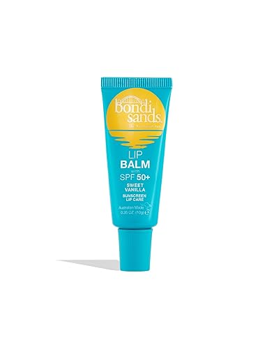 Bondi Sands Sweet Vanilla Lip Balm | Nourishing Formula Locks in Moisture + Provides SPF 50+ Protection | Vegan + Cruelty Free | 10g/0.35 Oz