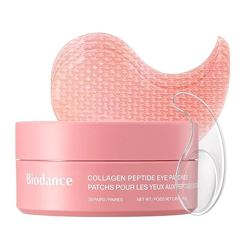 BIODANCE Collagen Peptide Under Eye Patches 60 Counts. Advanced Hydrogel Eye Patches for Dark Circles & Puffy Eyes. Under Eye Mask for Fine Lines. Eye Bags & Wrinkles. Korean Skincare.