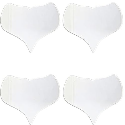 4PCS Chest Wrinkle Pads, Reusable Silicone Chest Wrinkle Pads, Neckline Patches and Anti-Wrinkle Patches, Overnight Remover Whilst Sleeping | Travel-Friendly
