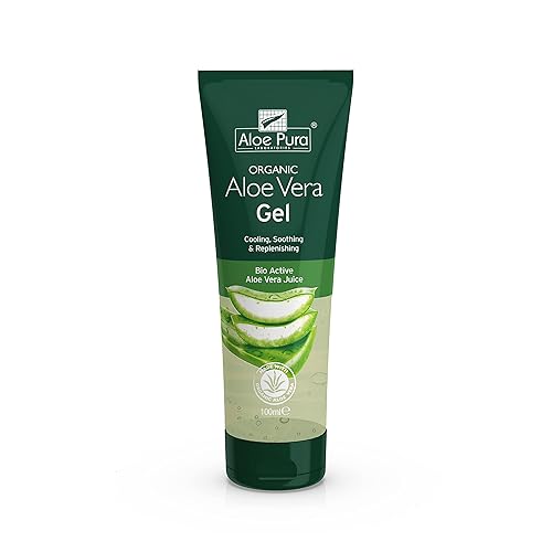 Aloe Pura, Organic Aloe Vera Gel, Natural, Vegan, Cruelty Free, Paraben & SLS Free, Cooling, Soothing, 100ml