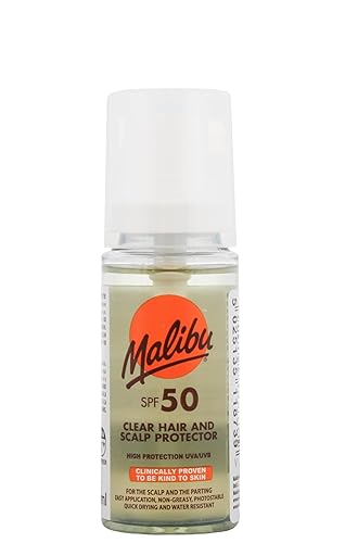 Malibu Sun Clear Hair and Scalp Protector Spray SPF 50 – sun care for women – Malibu