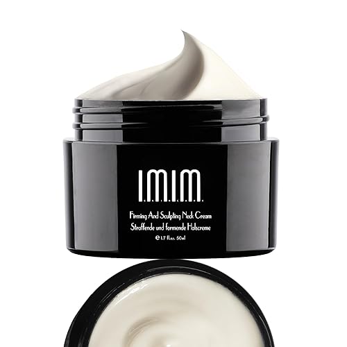 Neck Firming Cream - IMIM Anti Aging Wrinkle Cream for Lifting & Smoothing Skin, Tightening & Sculpting Neck Treatment, Moisturiser for Women & Men, 50g
