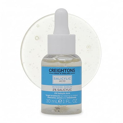 Creightons Salicylic Acid Intense Serum 2% (30ml) – Reduces Blemishes, Pores & Blackheads | Dermatologically Tested, Vegan...