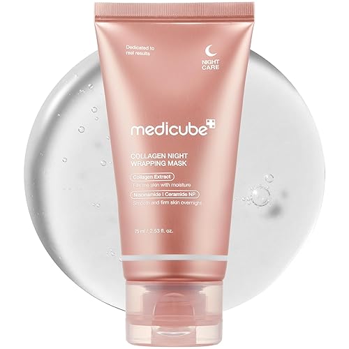 medicube Wrapping Mask Collagen Overnight Peel Off Facial Mask | Elasticity & Hydration Care For Firmer-Looking, Radiant S...