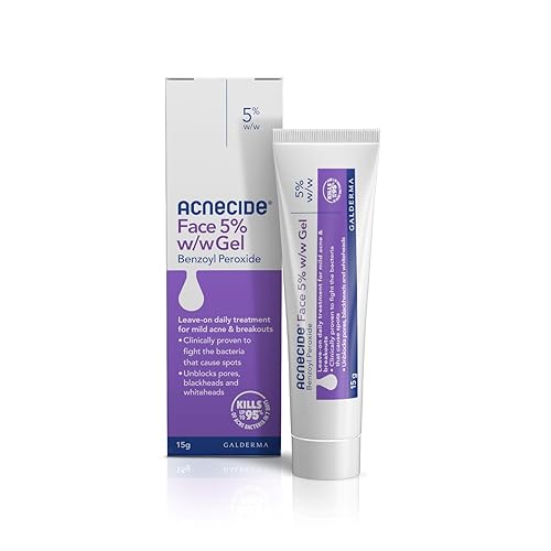 Acnecide Face Gel 5% Benzoyl Peroxide tube 15g – women's face care – Acnecide