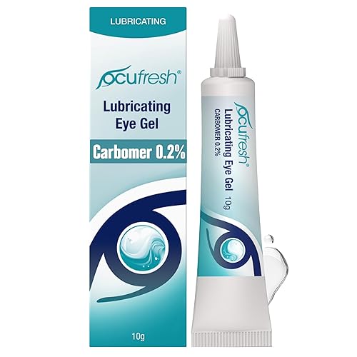Ocufresh CARBOMER 0.2% Lubricating Eye Gel | Eye Gel Drops for Tired & Dry Eyes | Night Relief, 10G (Pack of 1)