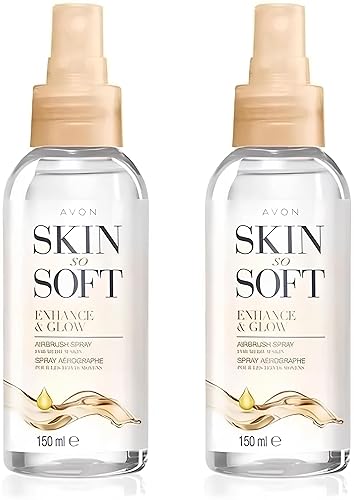 Avon Enhance & Glow Airbrush Tanning Spray 150ml, Sun-Kissed Glow, Quick Drying, Easy to Use, Cruelty Free (Pack of 1)