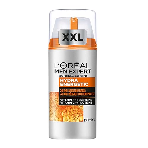 L'Oréal Men Expert Hydra Energetic XXL Moisturiser tube 100ml – women's face care – L'Oréal Men Expert