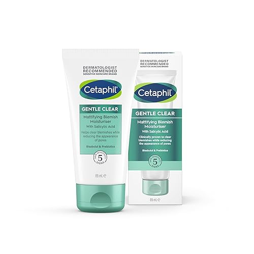Cetaphil Gentle Clear Mattifying Blemish Face Moisturiser, Face Cream, Hydrates Skin and Clears breakouts, with Salicylic Acid for Sensitive Skin, Packaging May Vary