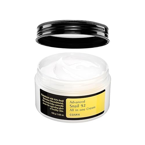 COSRX Advanced Snail 92 All in One Cream Korean Snail Mucin Face Cream & Gel Moisturiser for Dry Sensitive and Anti Aging ...