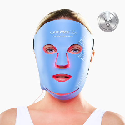 CurrentBody Skin LED Blue & Red Light Therapy Face Mask Series 2 Acne Blemish Device