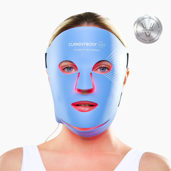 CurrentBody Skin LED Blue & Red Light Therapy Face Mask Series 2 Acne Blemish Device